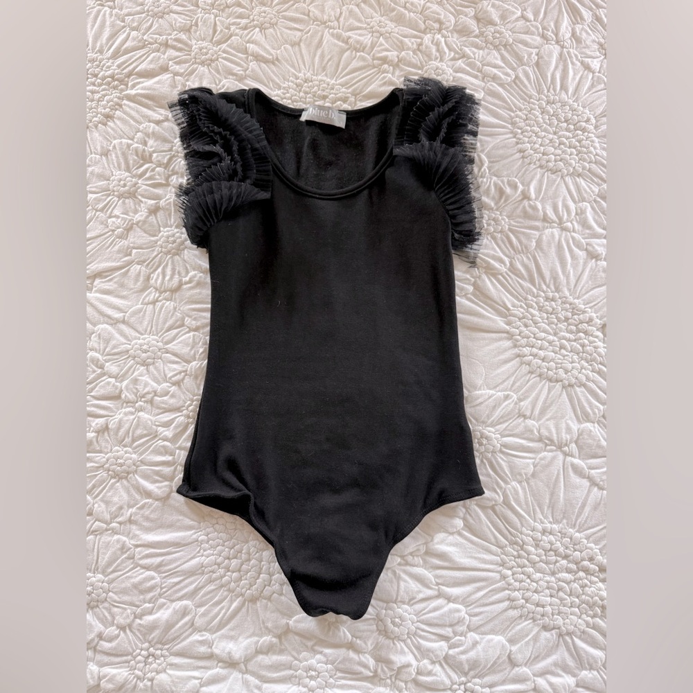 Ruffle Sleeve Body Suit